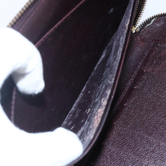 LOUIS VUITTON Taiga Organizer Atoll Travel Case Grizzly M30658 LV Auth 128533