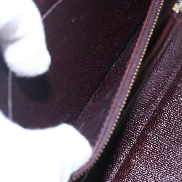 LOUIS VUITTON Taiga Organizer Atoll Travel Case Grizzly M30658 LV Auth 128533