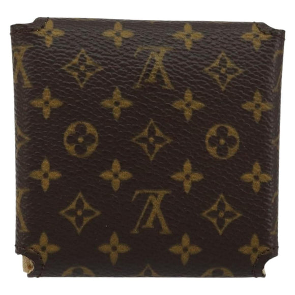 LOUIS VUITTON Monogram Jewelry case Jewelry Box LV Auth 128535