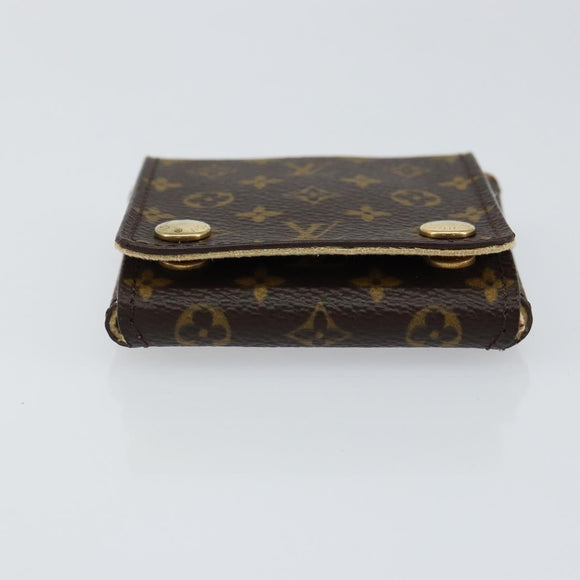 LOUIS VUITTON Monogram Jewelry case Jewelry Box LV Auth 128535