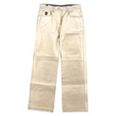 LOUIS VUITTON jeans Pants Coated Denim Gold LV Auth 128537-1