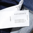 LOUIS VUITTON jeans Pants Coated Denim Gold LV Auth 128537-10