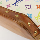 LOUIS VUITTON Monogram Multicolor Alma Hand Bag White M92647 LV Auth 128538-15