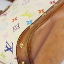 LOUIS VUITTON Monogram Multicolor Alma Hand Bag White M92647 LV Auth 128538-16