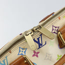 LOUIS VUITTON Monogram Multicolor Alma Hand Bag White M92647 LV Auth 128538-19