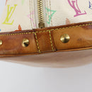 LOUIS VUITTON Monogram Multicolor Alma Hand Bag White M92647 LV Auth 128538-10