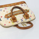 LOUIS VUITTON Monogram Multicolor Alma Hand Bag White M92647 LV Auth 128538-6