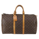 LOUIS VUITTON Monogram Keepall 50 Boston Bag M41426 LV Auth 128539-13