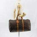 LOUIS VUITTON Monogram Keepall 50 Boston Bag M41426 LV Auth 128539-25