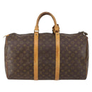LOUIS VUITTON Monogram Keepall 50 Boston Bag M41426 LV Auth 128539-2