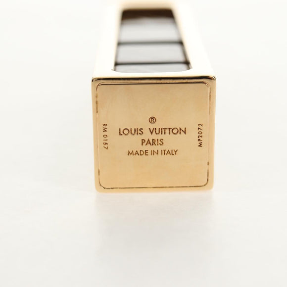LOUIS VUITTON Key Holder Dice Bag Charm metal Brown MP2072 LV Auth 128540M