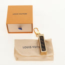 LOUIS VUITTON Key Holder Dice Bag Charm metal Brown MP2072 LV Auth 128540SM-12