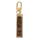 LOUIS VUITTON Key Holder Dice Bag Charm metal Brown MP2072 LV Auth 128540SM-13