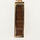 LOUIS VUITTON Key Holder Dice Bag Charm metal Brown MP2072 LV Auth 128540SM-2