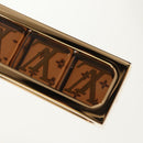 LOUIS VUITTON Key Holder Dice Bag Charm metal Brown MP2072 LV Auth 128540M-5