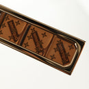 LOUIS VUITTON Key Holder Dice Bag Charm metal Brown MP2072 LV Auth 128540M-7