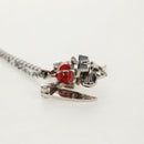 LOUIS VUITTON Necklace LV Collier Rabbit Necklace metal Silver LV Auth 128541M-5