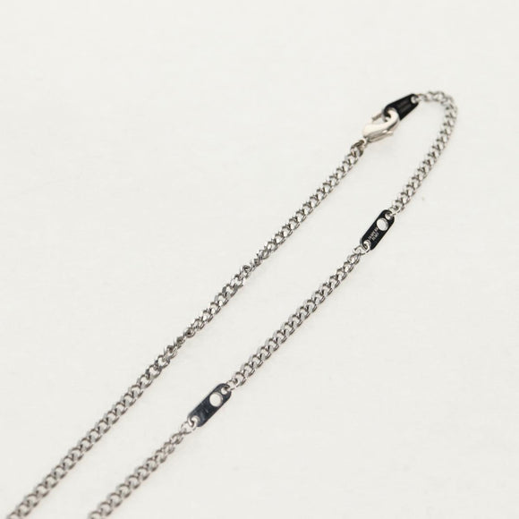 LOUIS VUITTON Necklace LV Collier Rabbit Necklace metal Silver LV Auth 128541M