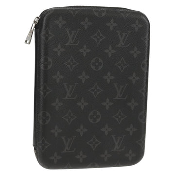 LOUIS VUITTON Monogram Eclipse iPad cover box iPad Case M61870 LV Auth 128544M