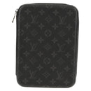 LOUIS VUITTON Monogram Eclipse iPad cover box iPad Case M61870 LV Auth 128544M-13