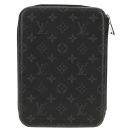 LOUIS VUITTON Monogram Eclipse iPad cover box iPad Case M61870 LV Auth 128544M - 0