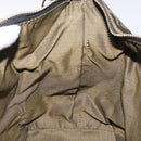 FENDI Zucca Canvas Hand Bag Black Brown Auth 128557-21