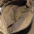 FENDI Zucca Canvas Hand Bag Black Brown Auth 128557-22