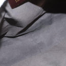 FENDI Zucchino Canvas Hand Bag Brown Gold Auth 128558-11