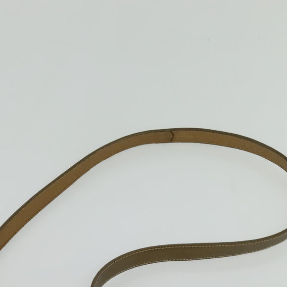 PRADA Shoulder Bag Nylon Green Gold Auth 128559