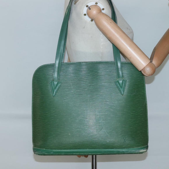 LOUIS VUITTON Epi Lussac Shoulder Bag Green M52284 LV Auth 128573