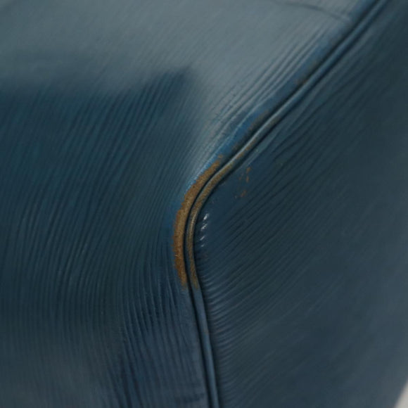 LOUIS VUITTON Epi Petit Noe Shoulder Bag Blue M44105 LV Auth 128576