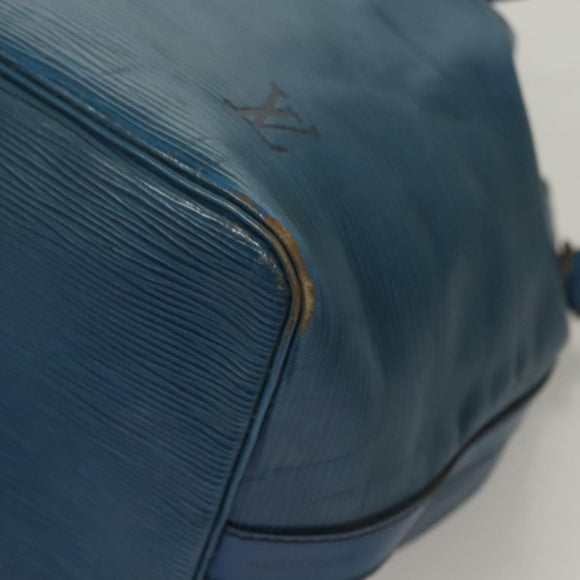 LOUIS VUITTON Epi Petit Noe Shoulder Bag Blue M44105 LV Auth 128576