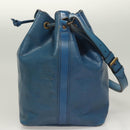 LOUIS VUITTON Epi Petit Noe Shoulder Bag Blue M44105 LV Auth 128576-3