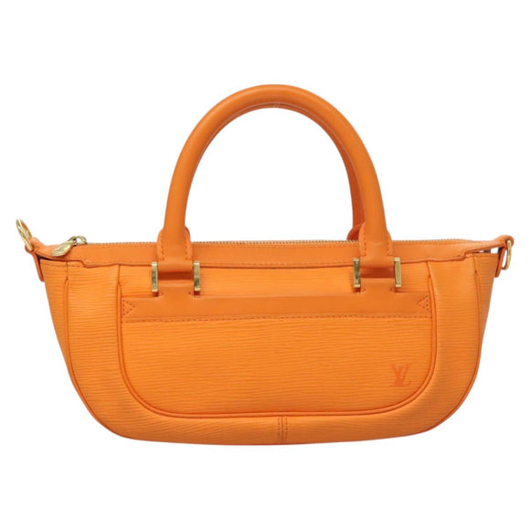 LOUIS VUITTON Epi Danura PM Shoulder Bag 2Way Orange Mandarin M5891H Auth 128579