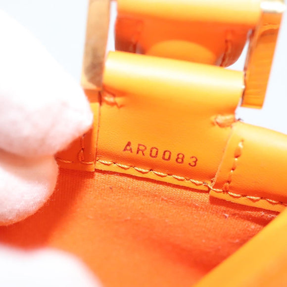 LOUIS VUITTON Epi Danura PM Shoulder Bag 2Way Orange Mandarin M5891H Auth 128579