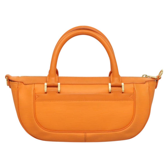 LOUIS VUITTON Epi Danura PM Shoulder Bag 2Way Orange Mandarin M5891H Auth 128579