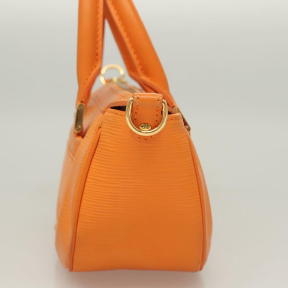 LOUIS VUITTON Epi Danura PM Shoulder Bag 2Way Orange Mandarin M5891H Auth 128579
