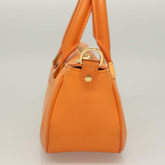 LOUIS VUITTON Epi Danura PM Shoulder Bag 2Way Orange Mandarin M5891H Auth 128579