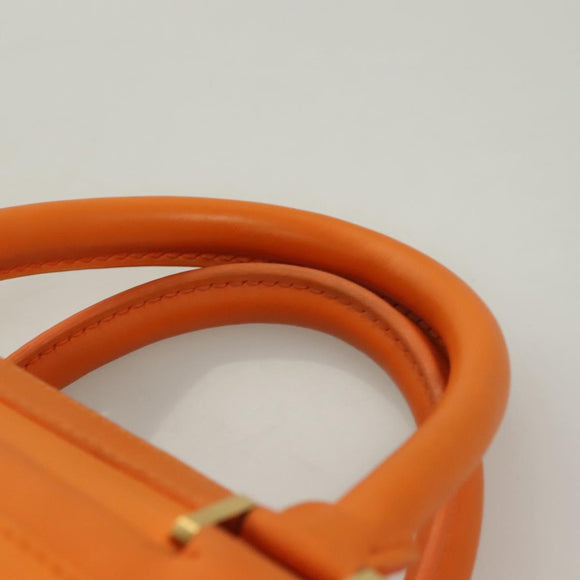 LOUIS VUITTON Epi Danura PM Shoulder Bag 2Way Orange Mandarin M5891H Auth 128579