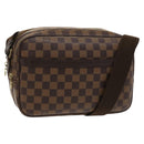 LOUIS VUITTON Damier Ebene Reporter PM Shoulder Bag N45253 LV Auth 128598-1