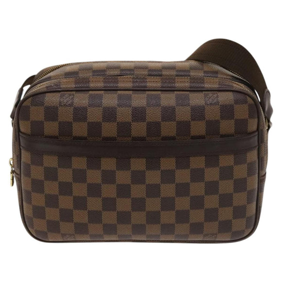 LOUIS VUITTON Damier Ebene Reporter PM Shoulder Bag N45253 LV Auth 128598