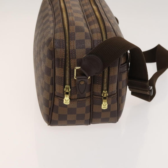 LOUIS VUITTON Damier Ebene Reporter PM Shoulder Bag N45253 LV Auth 128598