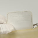 Salvatore Ferragamo Gancini Hand Bag metal 2way Silver Auth 128606-12