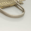 Salvatore Ferragamo Gancini Hand Bag metal 2way Silver Auth 128606-7