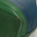 LOUIS VUITTON Epi Noe Shoulder Bag Bicolor Green Blue M44044 LV Auth 128621-14