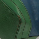 LOUIS VUITTON Epi Noe Shoulder Bag Bicolor Green Blue M44044 LV Auth 128621-16