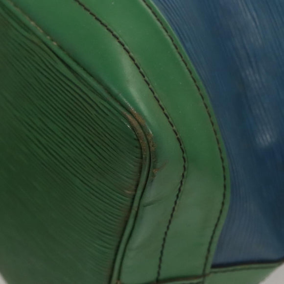 LOUIS VUITTON Epi Noe Shoulder Bag Bicolor Green Blue M44044 LV Auth 128621