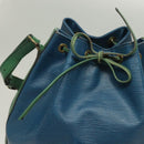LOUIS VUITTON Epi Noe Shoulder Bag Bicolor Green Blue M44044 LV Auth 128621-10