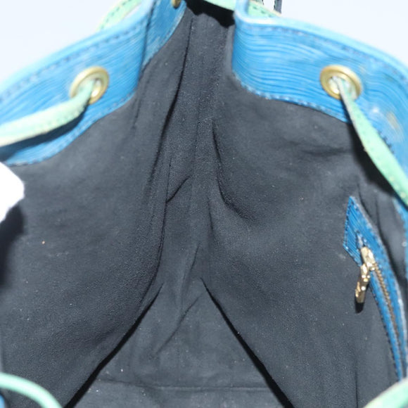 LOUIS VUITTON Epi Noe Shoulder Bag Bicolor Green Blue M44044 LV Auth 128621