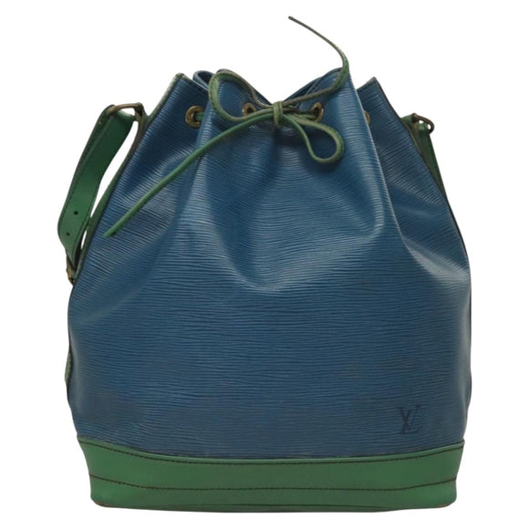LOUIS VUITTON Epi Noe Shoulder Bag Bicolor Green Blue M44044 LV Auth 128621